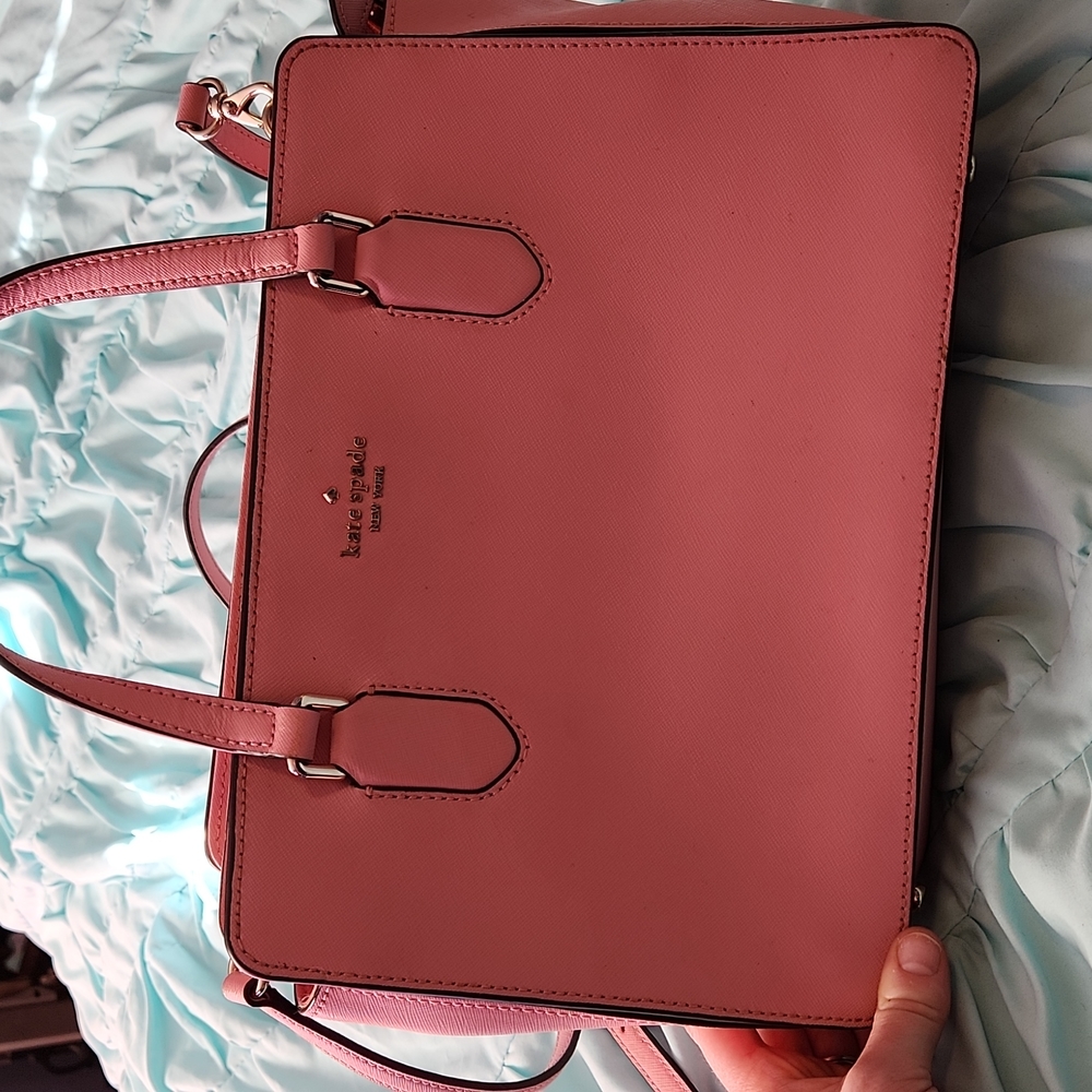 Pink Kate Spade Purse and Wallet combo.